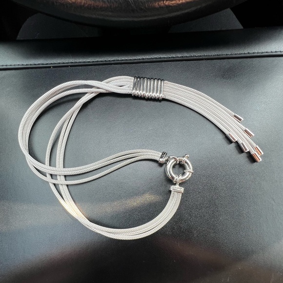 Italian silver necklace - Picture 12 of 14